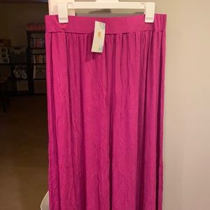 Purple maxi skirt